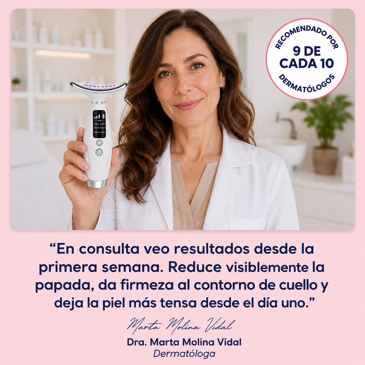 Masajeador Antiedad EMS+LED + Regalo: Bálsamo Coreano y Sérum 24K