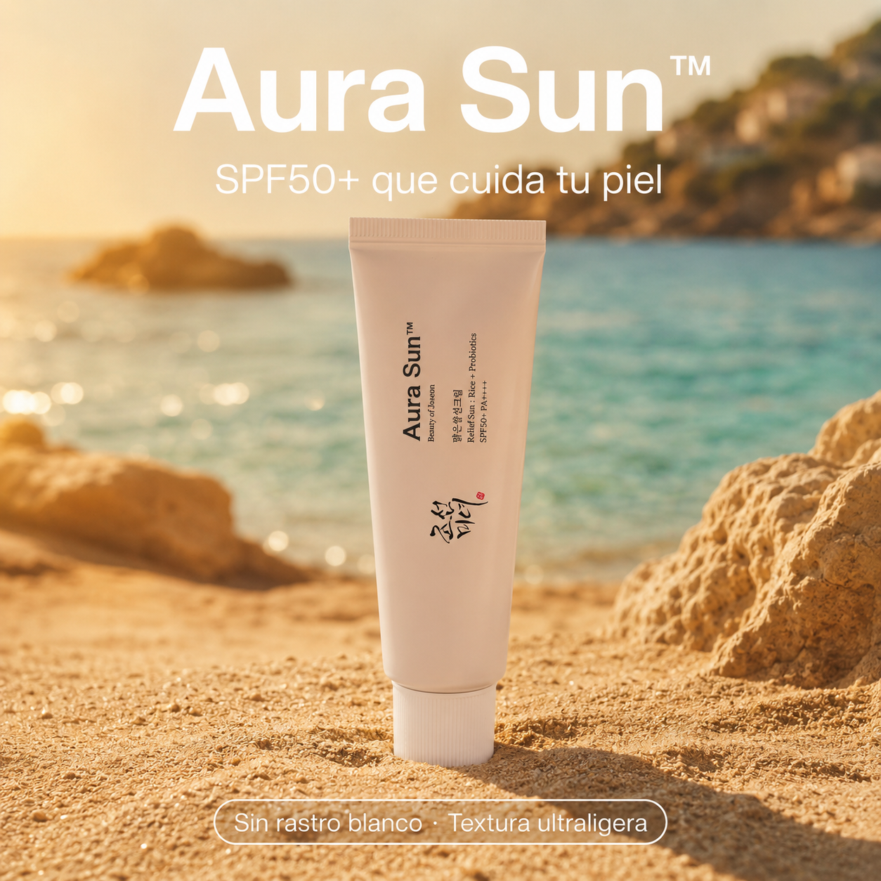 Aura Sun™ | Protección SPF50+ que cuida tu piel