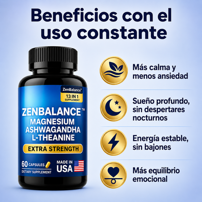 ZenBalance™ – Equilibrio y Calma · 60 Cápsulas