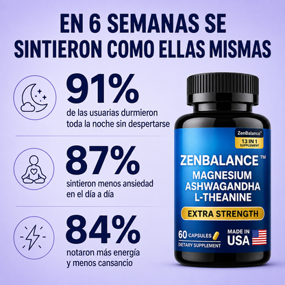 ZenBalance™ – Equilibrio y Calma · 60 Cápsulas