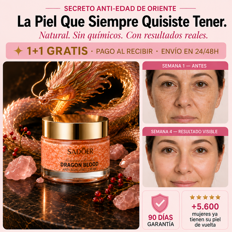 Crema Antiedad Sangre de Dragón · Resina de Croton Lechleri
