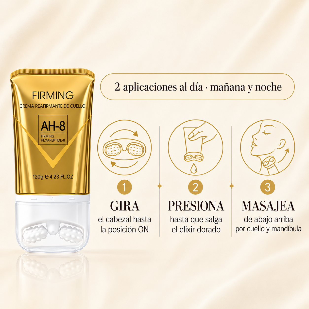 Adiós Papada y Cuello Caído — Roll-On Lifting V-Shape™