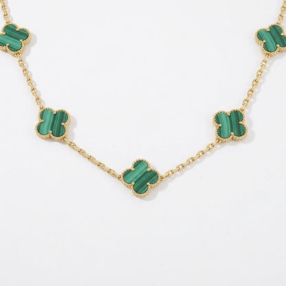 Collar Trébol de la Suerte verde