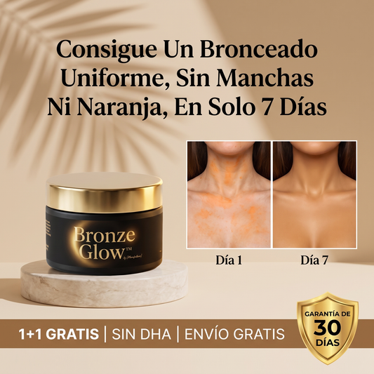 Bronze Glow™ — Sin Manchas Ni Naranja